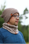 komin australian merino beż