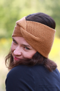 opaska merino monokolor karmel