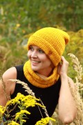 komin australian merino miodowy